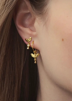 Clio earrings Forgyldt Maanesten